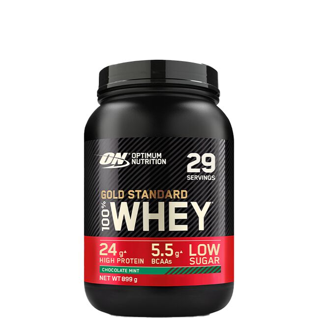 100% Whey Gold Std, 908 g, Chocolate Mint 100% Whey Gold Standard Vassleprotein 908 g Chocolate Mint