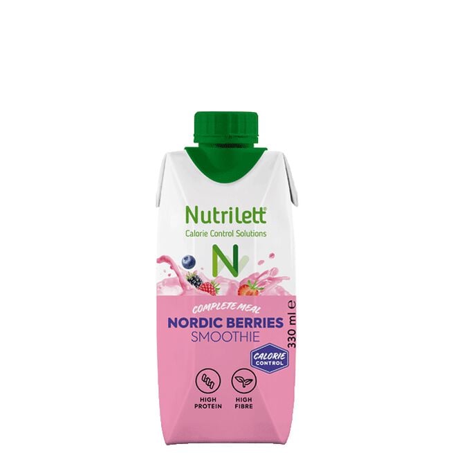 Nutrilett Nordic Berries Smoothie, 330 ml Måltidsersättning Smoothie 330 ml Nordic Berries Nordic Berries