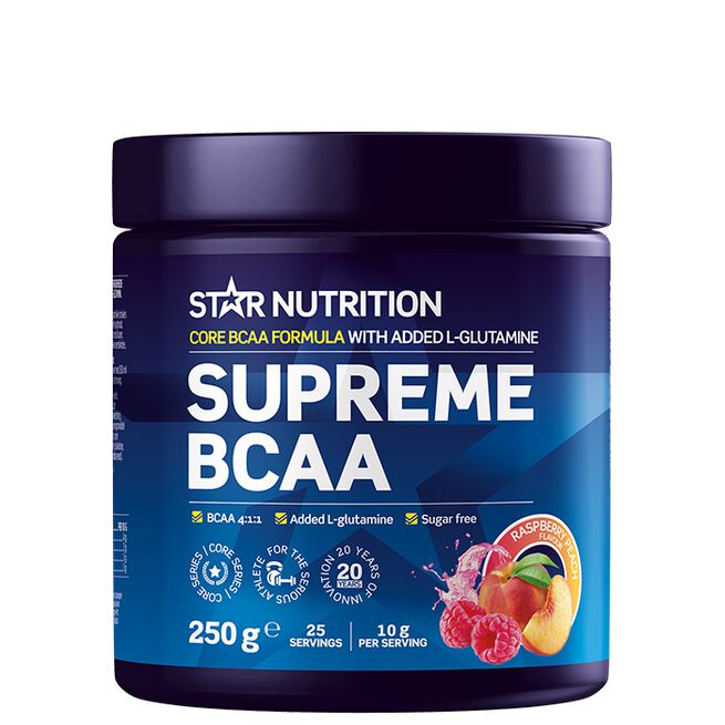 Star nutrition Supreme BCAA Raspberry peach Supreme BCAA Pulver 250 g Rasberry Peach