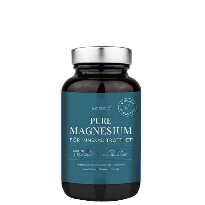 Pure Magnesium 100% Bisglycinat 90 kapslar Pure Magnesium 100% Bisglycinat 90 kapslar