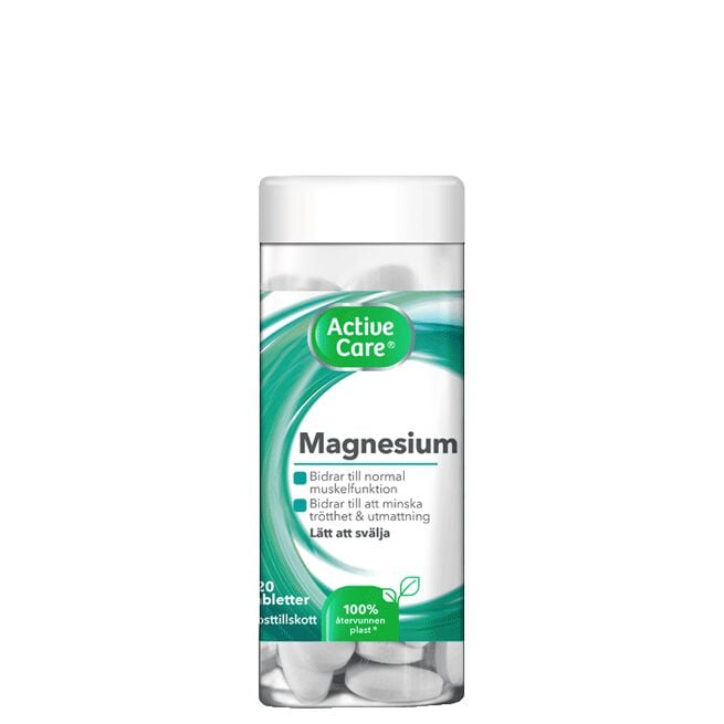 Active Care Magnesium 250 mg, 120 tabletter 