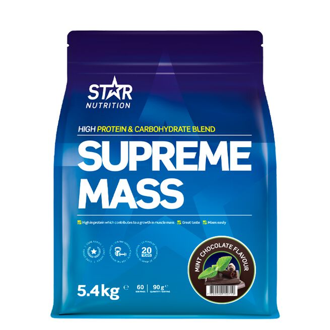 Star Nutrition Supreme Mass 5400g Supreme Mass Gainer 5400 g Mintchoklad