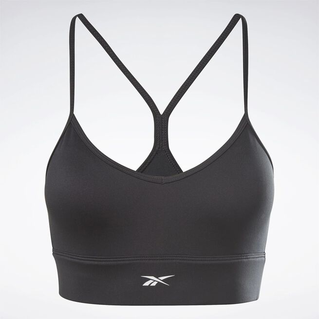 ID Train Tri-Back Bra, Night Black, L ID Train Knit Sport-bh Svart