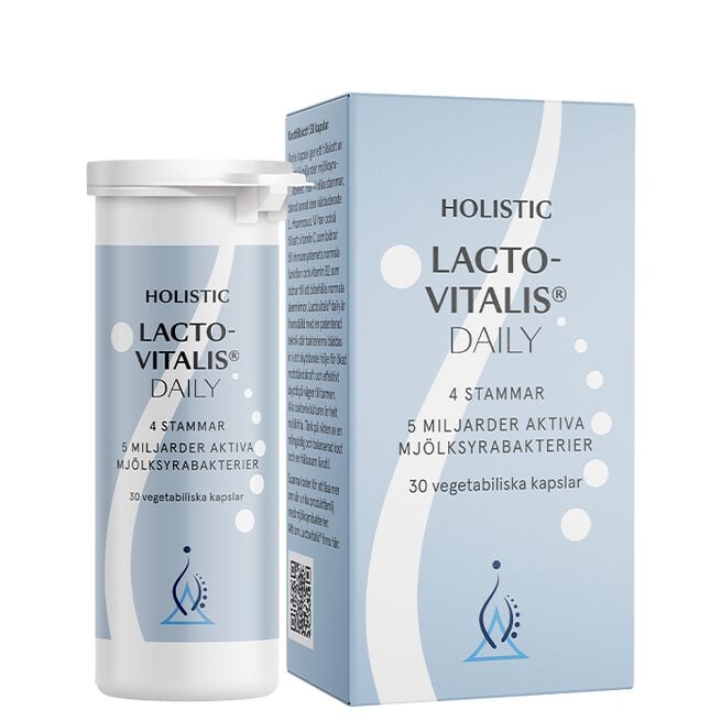 Lactovitalis®daily 5 miljarder mjölksyrabakterier 30 vegetabiliska kap Lactovitalis® Daily Mjölksyrabakterier 30 vegetabiliska kapslar