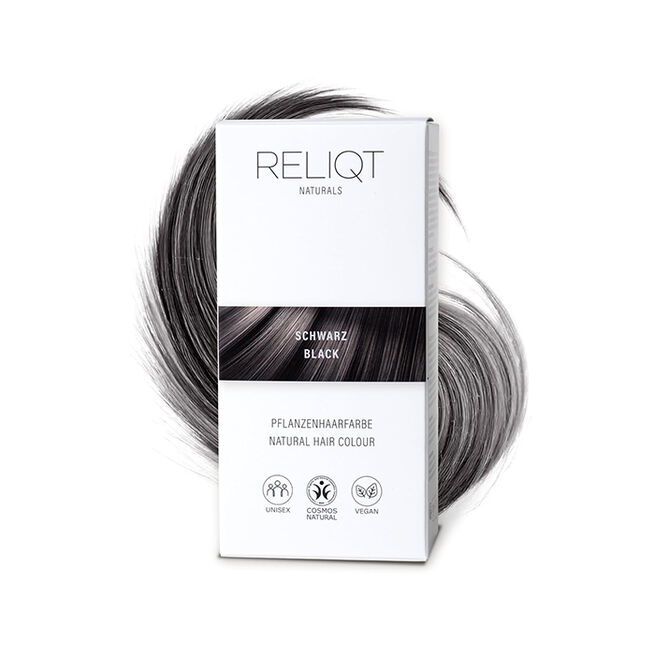 Natural Hair Colour Black 100g Naturlig Hårfärg Svart 100g
