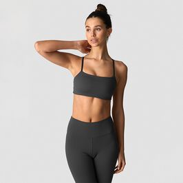 Nimble Adjustable Sports Bra, Dark Grey, L  Nimble Sport-bh Mörkgrå