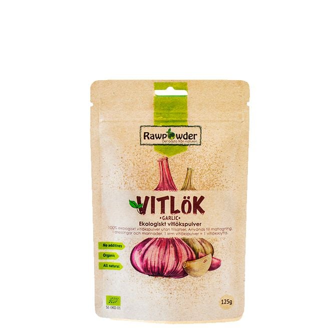 Ekologiskt Vitlökspulver 125 g Ekologiskt Vitlökspulver 125 g