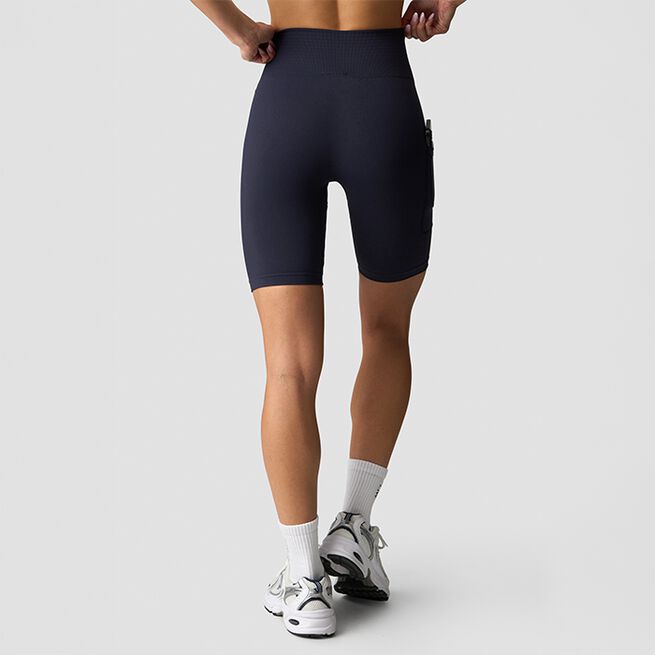 Define Seamless Pocket Biker Shorts, Navy, L  Define Cykelshorts Marinblå