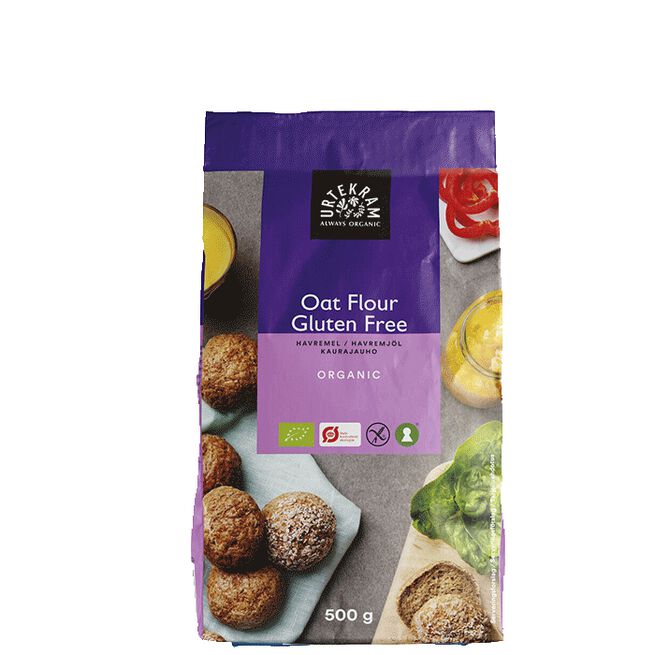 Glutenfritt Havremjöl Urtekram Havremjöl Glutenfri 500 g
