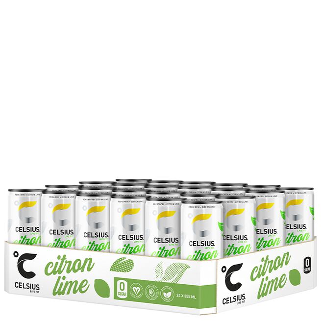 24 x Celsius, 355 ml, Citron Lime 24 x Celsius Energidryck 355 ml Citron Lime