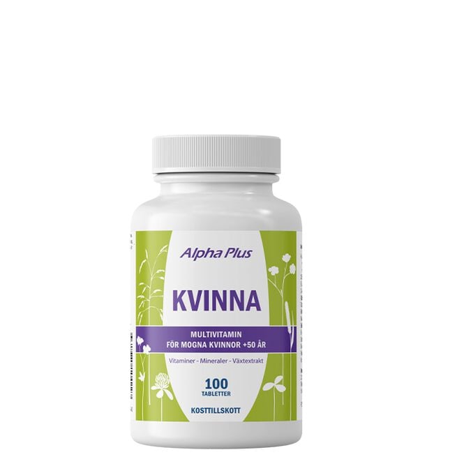 Vitaminer & mineraler Kvinna 100 tabletter