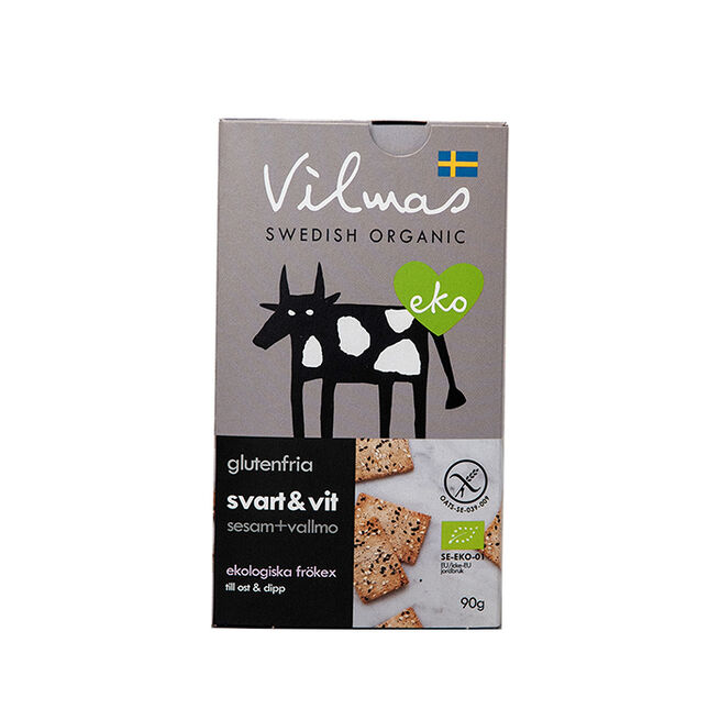 Vilmas Kex EKO 90 g Svart & Vit Kex EKO 90 g Svart & Vit kex