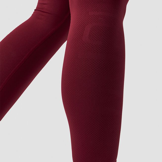 ICANIWILL Define Seamless Tights, Burgundy