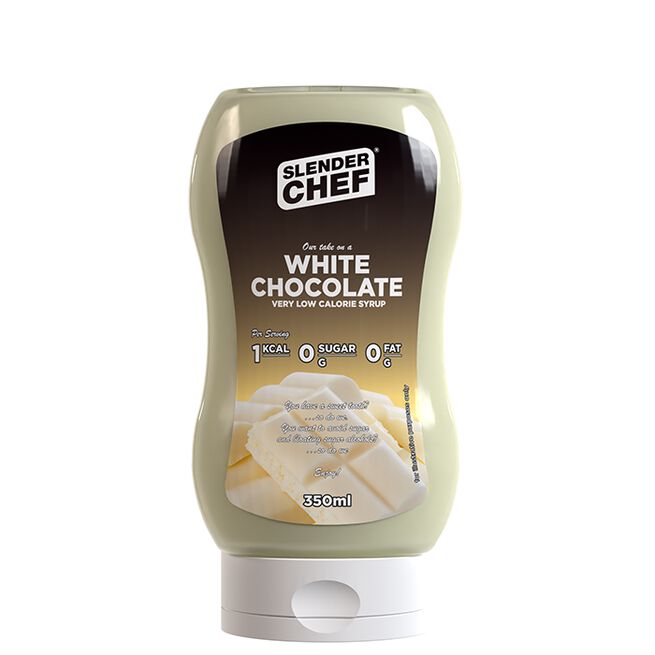 White Chocolate Syrup, 350 ml Kalorisnål Chokladsås 350 ml White Chocolate