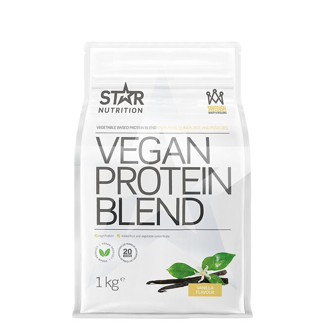 Star nutrition Vegan protein blend Vanilla Vegan Protein Blend 1 kg Vanilj