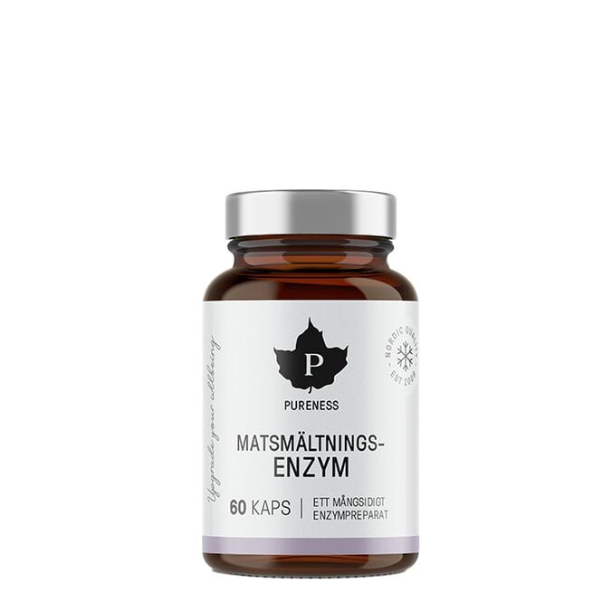 Pureness Matsmältningsenzym, 60 kapslar Matsmältningsenzym 60 kapslar