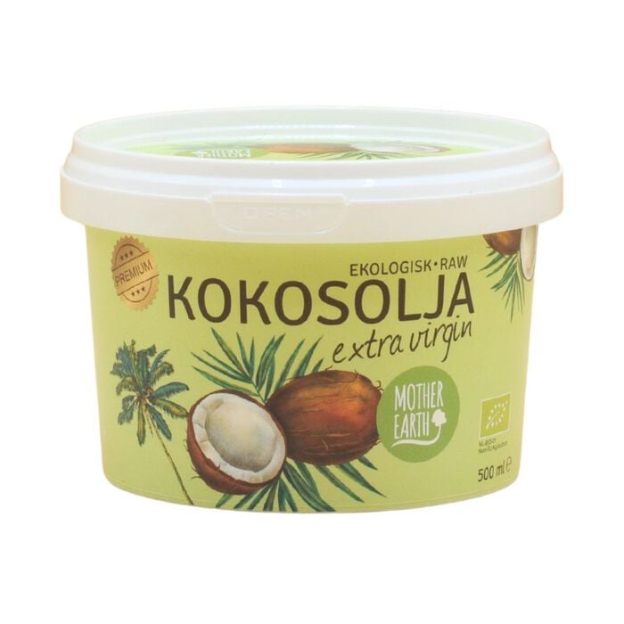 Ekologisk Extra Virgin Kokosolja Kallpressad 500 ml