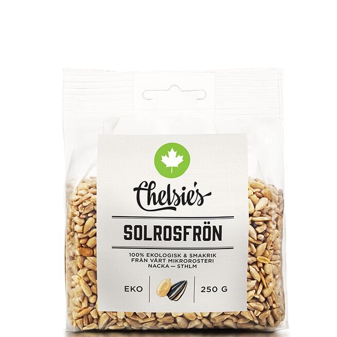Chelsies Organic Gourmet Products Solrosfrön 250 g Solrosfrön 250 g