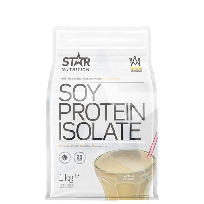 Star Nutrition Soy protein isolate Vanilla Sojaproteinisolat 1 kg Vanilla