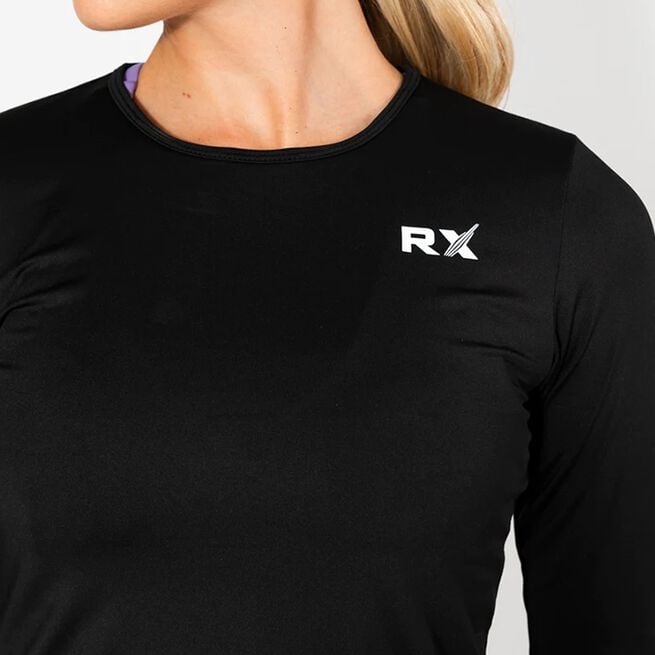 RX Performance Diane Long Sleeve Top, Black Diane Long Sleeve Top, Black