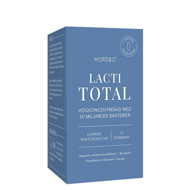 LactiTotal 30 kapslar  LactiTotal Mjölksyrabakterier 30 kapslar