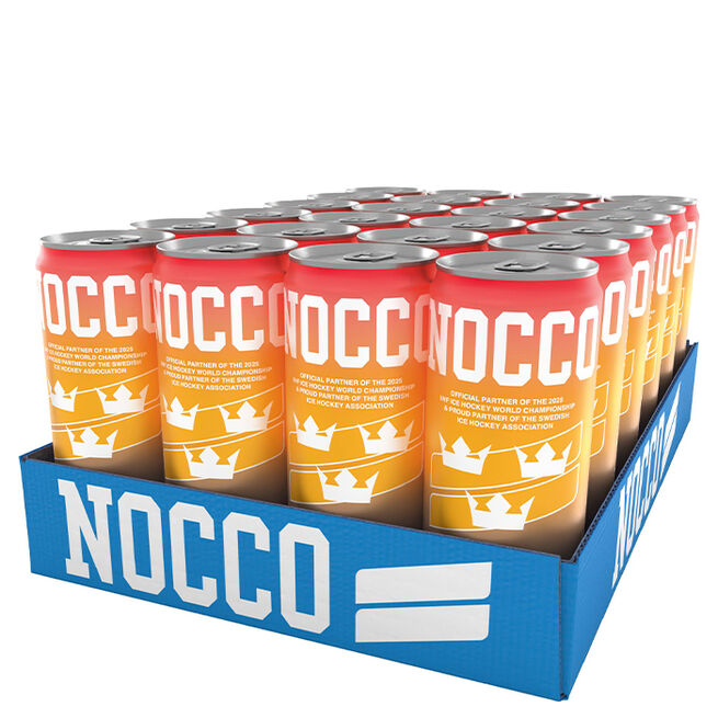 24 x NOCCO BCAA, 330 ml, Persika Limited Edition Flak 24 x NOCCO BCAA 330 ml Persika Limited Edition