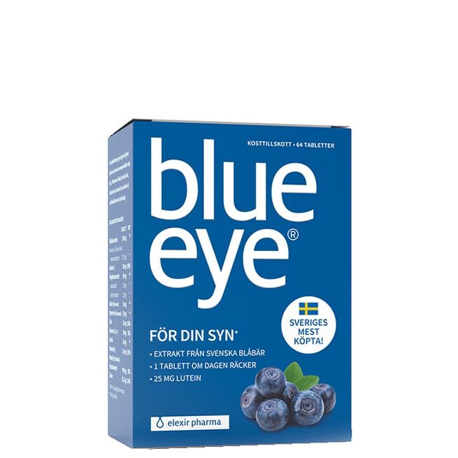Blue Eye 64 tabletter Blue Eye Blåbärsextrakt 64 tabletter