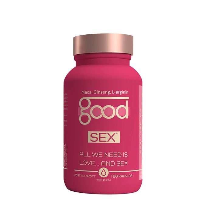 Elexir Pharma Good Sex 120 kapslar Good Sex Maca + Ginseng + L-arginin 120 kapslar