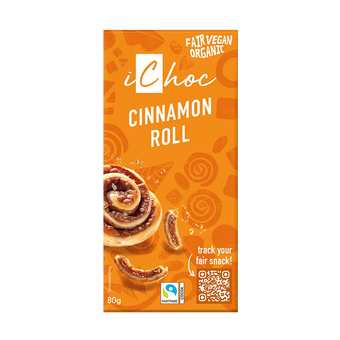 Chokladkaka Kanelbulle EKO 80 g Cinnamon Roll
