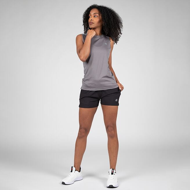 Gorilla Wear Marietta Shorts, Black Marietta Shorts, Black