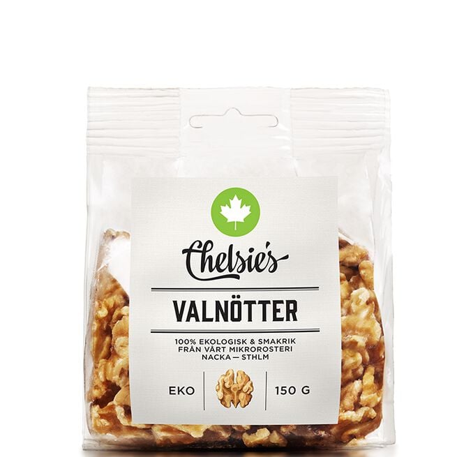 Chelsies Organic Gourmet Products Valnötter 150 g Valnötter 150 g