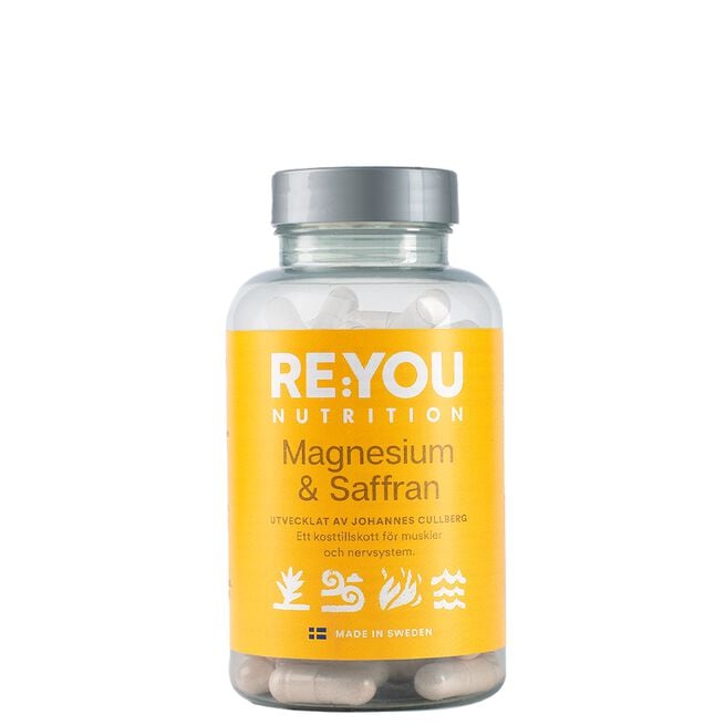 Magnesium + Saffran 100 kapslar Magnesium + Saffran 100 kapslar