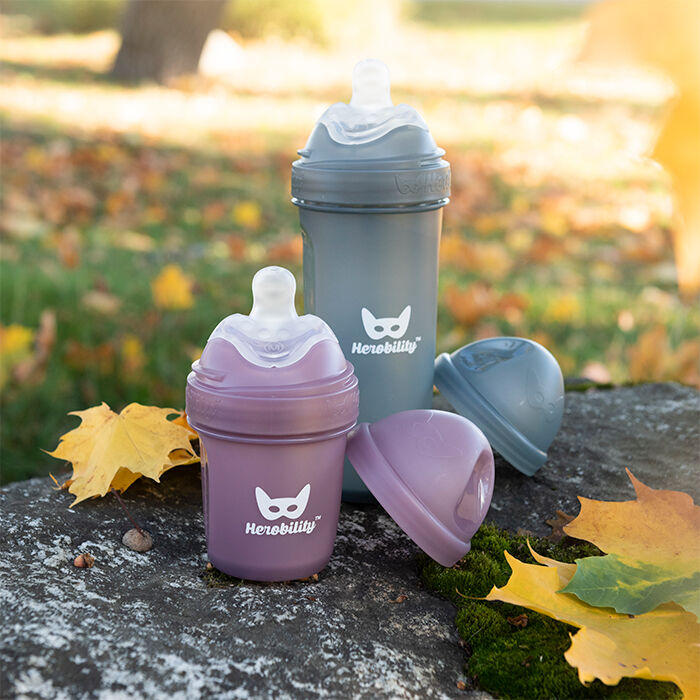 Baby Bottle 340ml/12oz LT Iron Blue