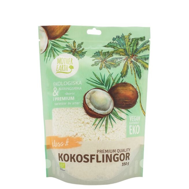 Mother Earth Kokosflingor Premium Ekologisk 350 g