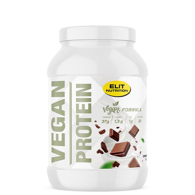 ELIT VEGAN Protein Laktosfri, 750 g, Chocolate  ELIT VEGAN Protein Laktosfri proteinpulver 750 g Chocolate