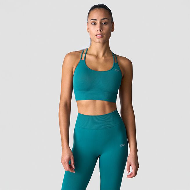 Define Seamless Sports Bra, Dusty Green, L  Define Seamless Sport-bh Turkos