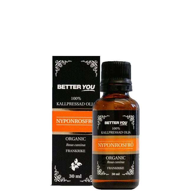 Nyponrosfröolja EKO Kallpressad, 30 ml Better You Kallpressad Nyponrosfröolja 30 ml