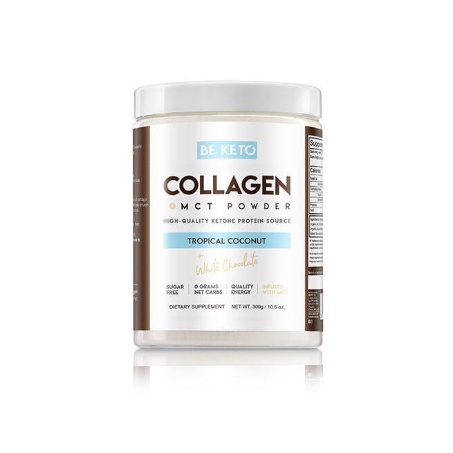 KETO Collagen +MCT 300 g Tropical Coconut & White Chocolate KETO Collagen +MCT 300 g Tropical Coconut & White Chocolate