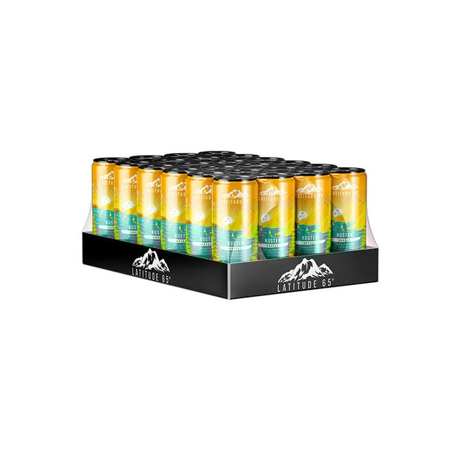 24 x Latitude 65, 330 ml, Kusten 24 x Latitude 65 Energidryck 330 ml Kusten - Ananas