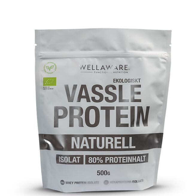 Wellaware Ekologiskt Vassleprotein Naturell 500 g