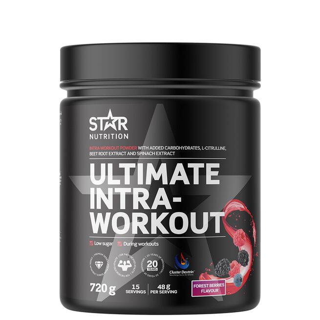 Ultimate Intra Workout, Forest Berries 720 g, kort datum  Ultimate Intra Workout, Forest Berries 720 g, kort datum Forest Berries