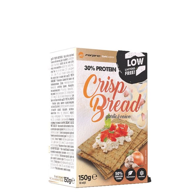 30% Protein Crisp Bröd Vitlök & Lök 150 g 30% Protein Crisp Bröd Vitlök & Lök 150 g