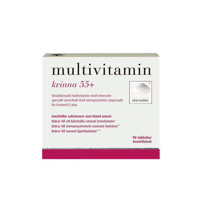 Multivitamin kvinna 55+ 90 tabletter Multivitamin kvinna 55+ 90 tabletter