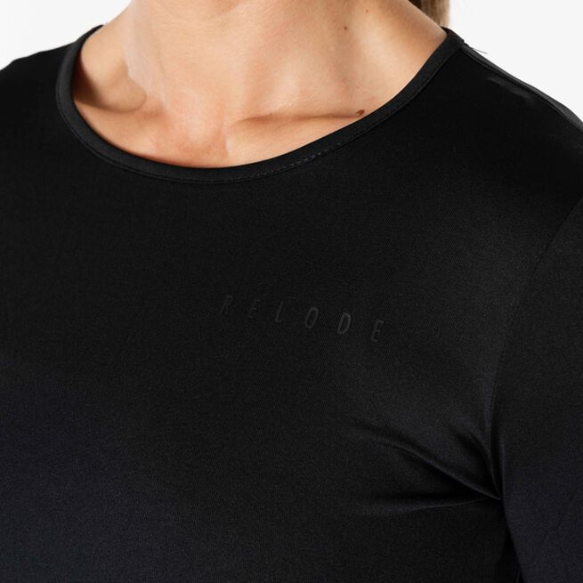 Relode Clean Longsleeve, Black Clean Träningströja Svart