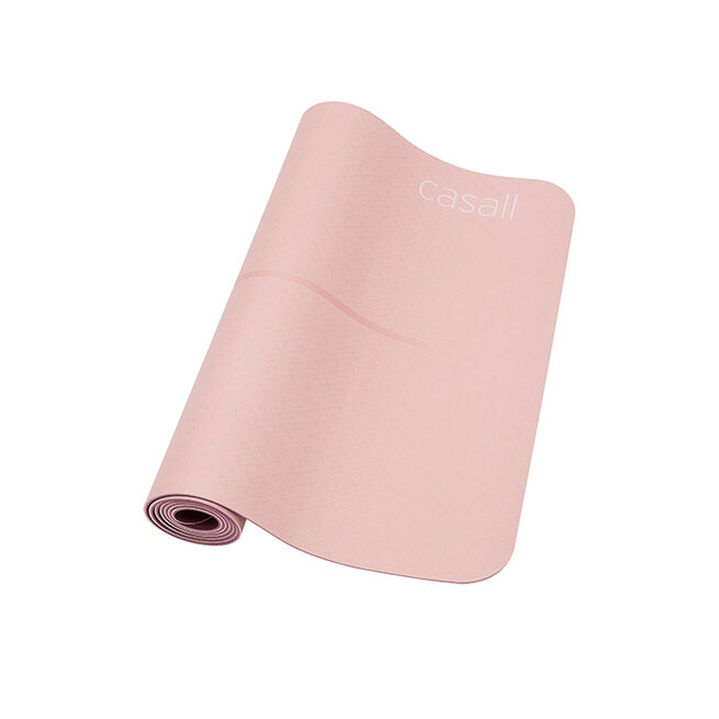 Yoga Mat Position 4mm, Light Pink/Pink  Yogamatta 4 mm Rosa