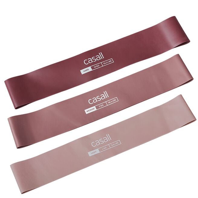 Casall Rubber Bands 3pack, Pink Selection Gummiband 3-pack Rosa