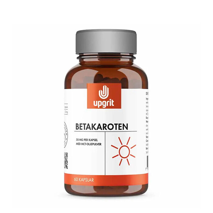 Betakaroten 50 mg 60 kapslar