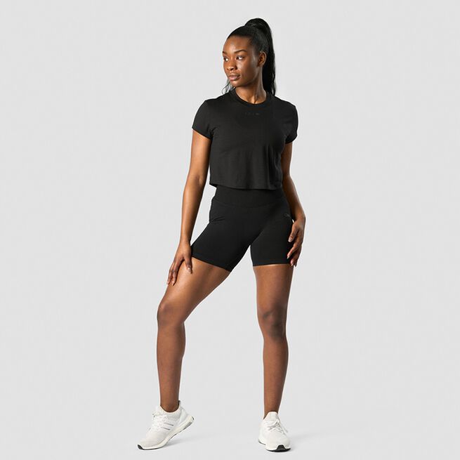 Rush Seamless Shorts, Black, L  Rush Seamless Shorts Svart