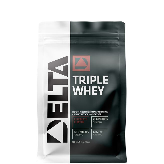 Triple Whey protein 900 g Chocolate Triple Whey Vassleprotein 900 g Chocolate