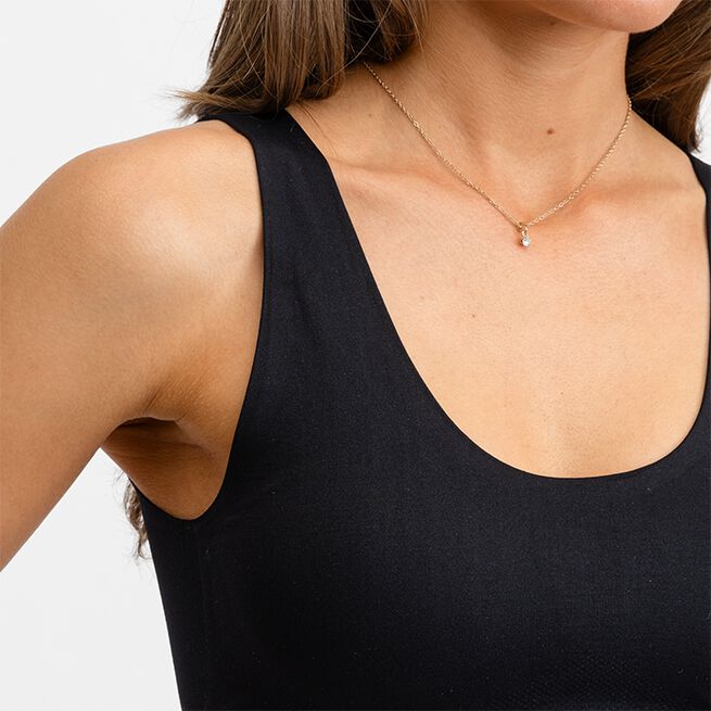 Flow Bra, Black, XS  Flow Sport-bh Svart